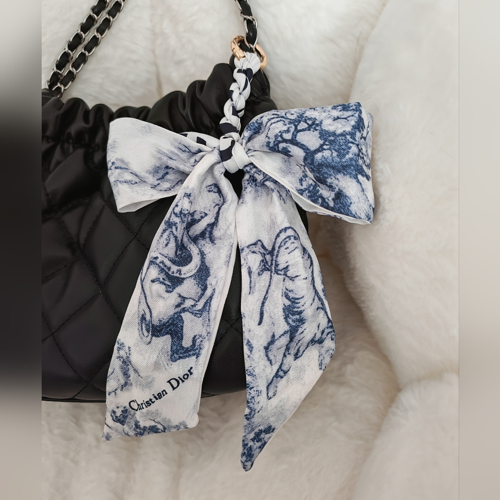 Fashion scarf keychain, bag deco